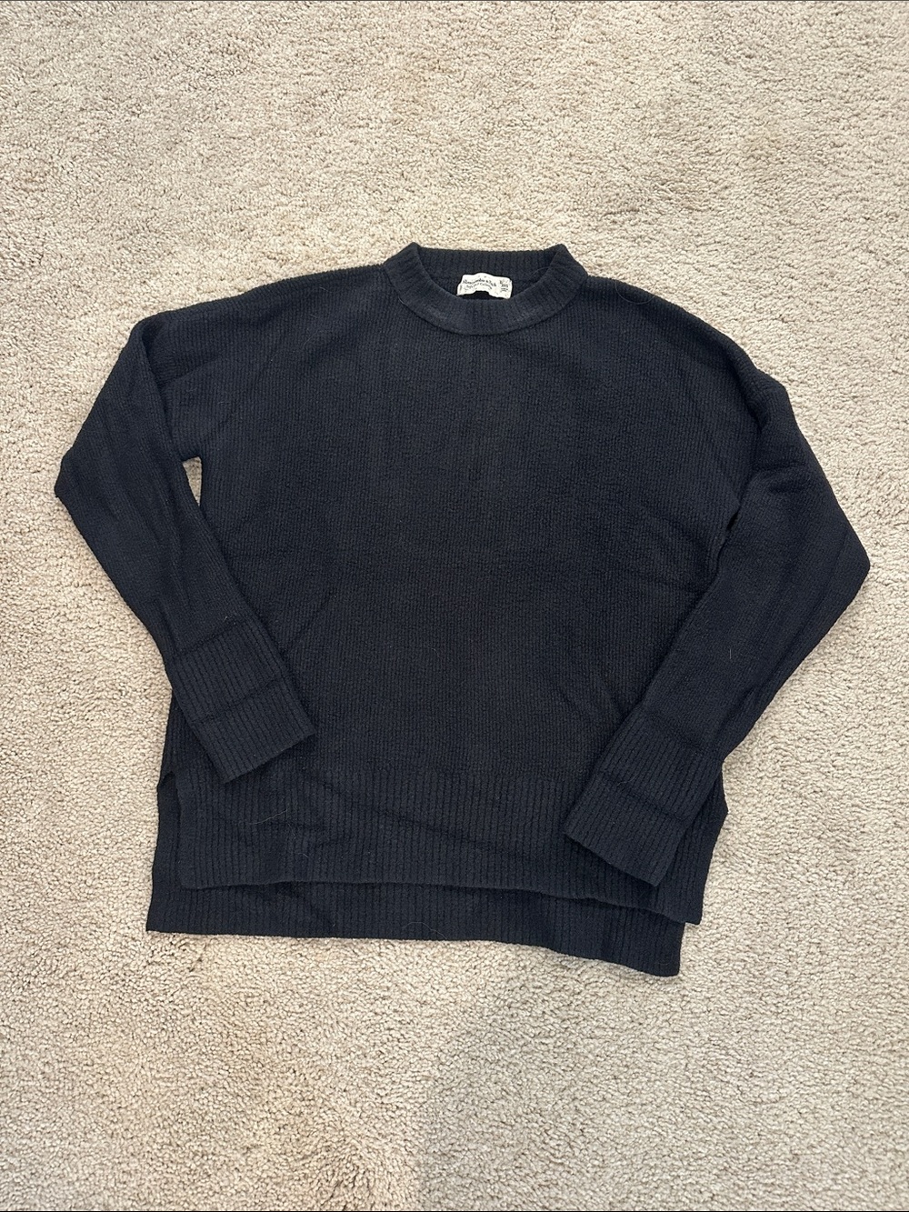 Abercrombie & Fitch Black Oversized Sweater